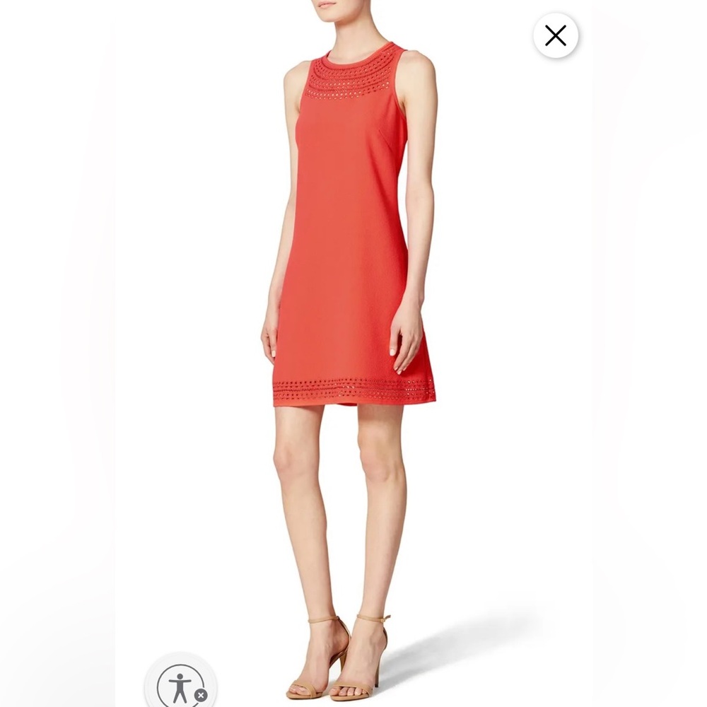 Trina Turk Coral Lucia Shift Dress